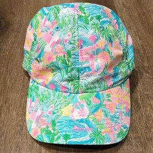 NWOT Lilly Pulitzer Run Around Hat Lilly Loves California
